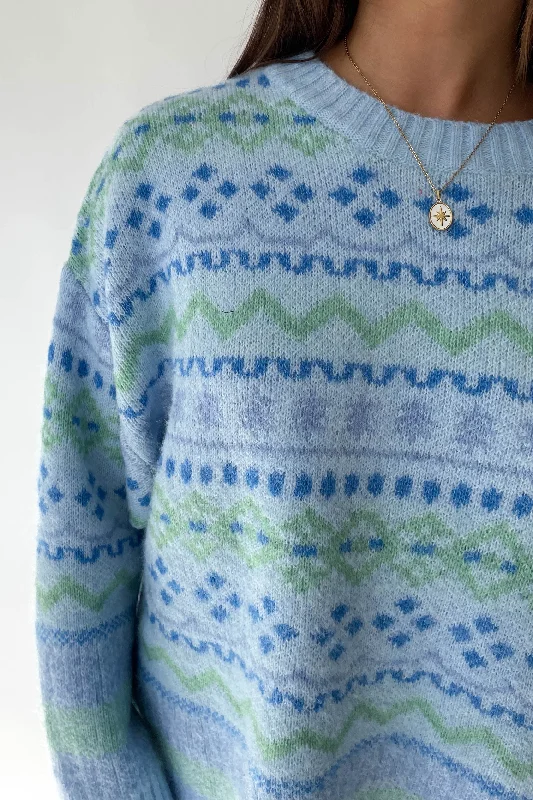 Cool Vibes Sweater in Blue