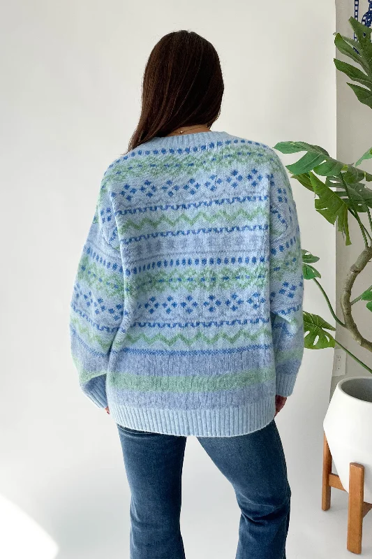 Cool Vibes Sweater in Blue