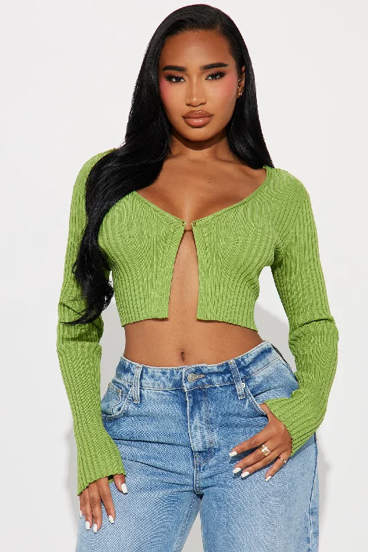 In The Night Sweater - Lime