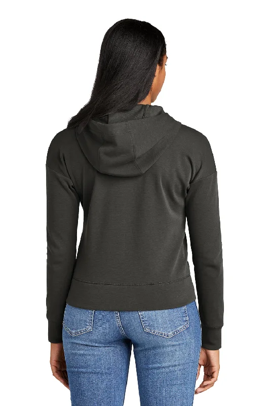 New Era Womens STS Full Zip Hooded Sweatshirt Hoodie - Graphite Grey