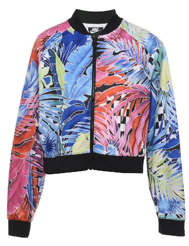 Nike Foliage Print Track Top - M