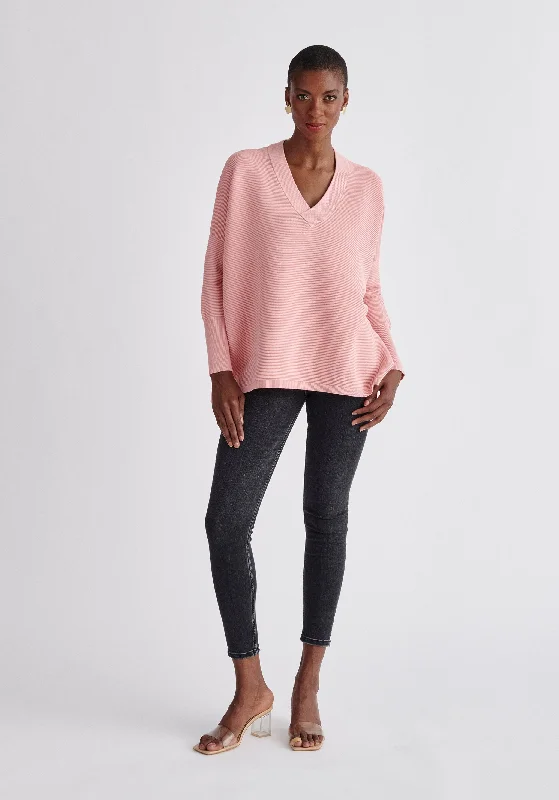 Paisie V-Neck Ribbed Jumper