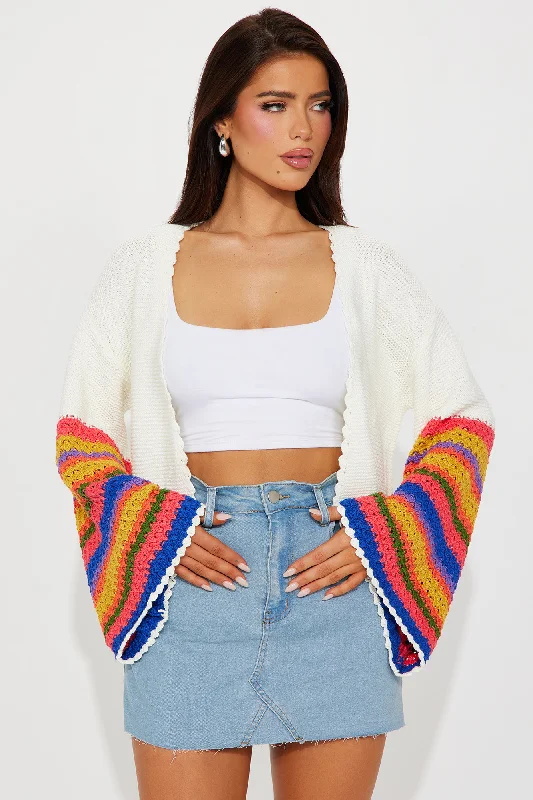 Wild Things Cardigan - Ivory/combo