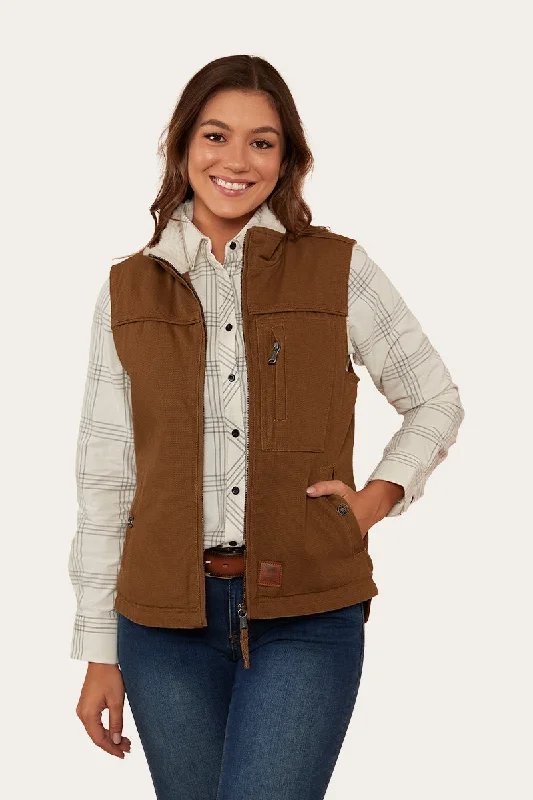 Albion Womens Vest - Tawny Brown