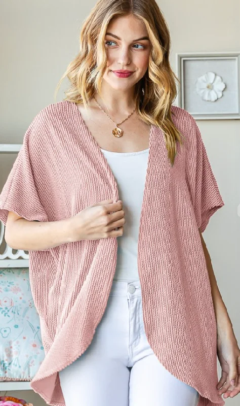 Dolman Mauve Cardigan