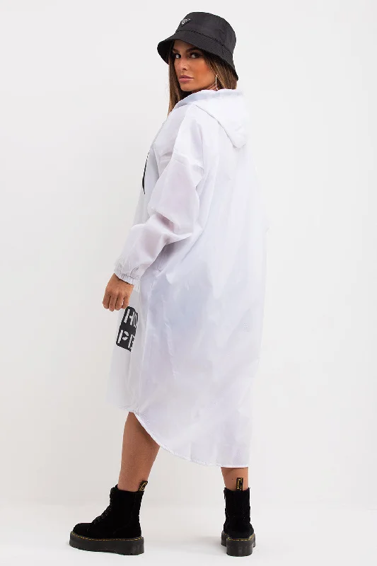 Festival Jacket Rain Mac White