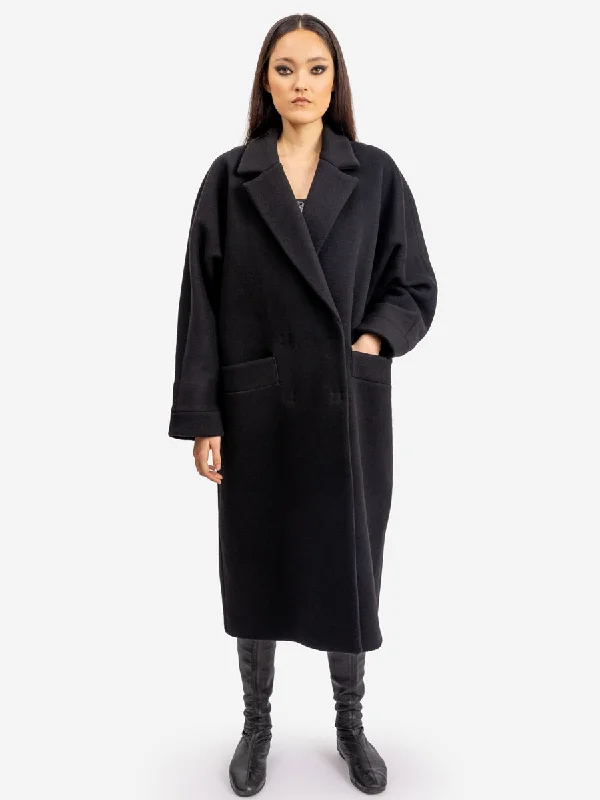 OVERSIZED COAT ""HANNA"" IN BLACK