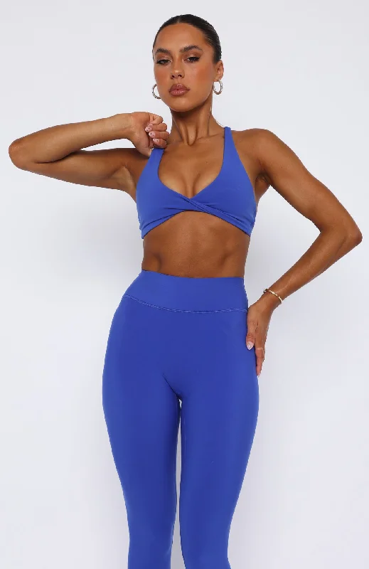 High Definition Sports Bra Cobalt