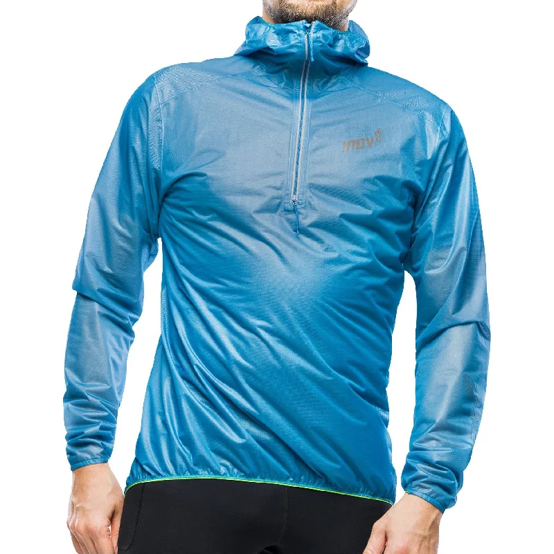 Inov8 Raceshell Half Zip Waterproof Running Jacket - Blue