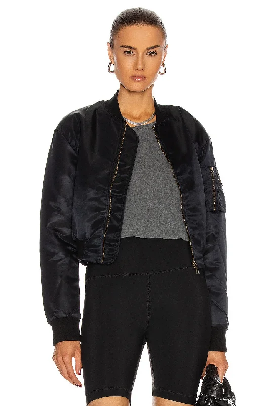 Pitch Dark Black Women's Cotton Jacket