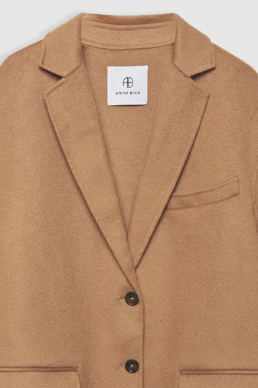 Quinn Blazer - Camel Cashmere Blend