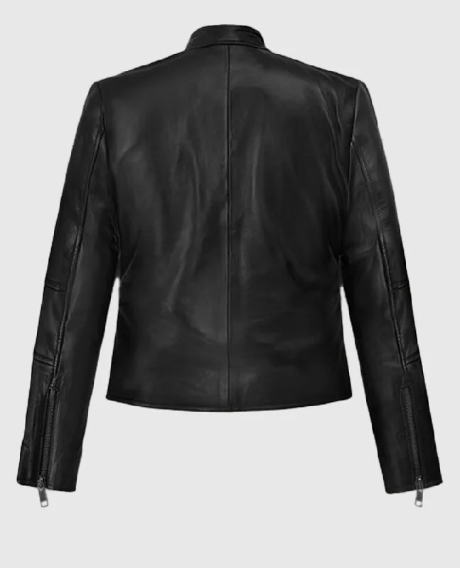 The Matrix Resurrections Carrie Anne Moss Leather Jacket