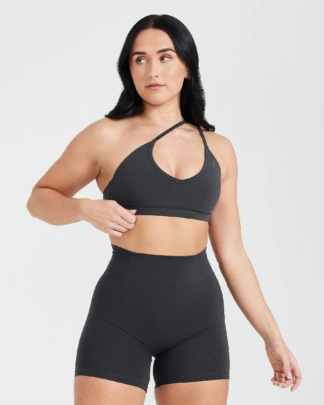 Timeless Strappy Bralette | Coal