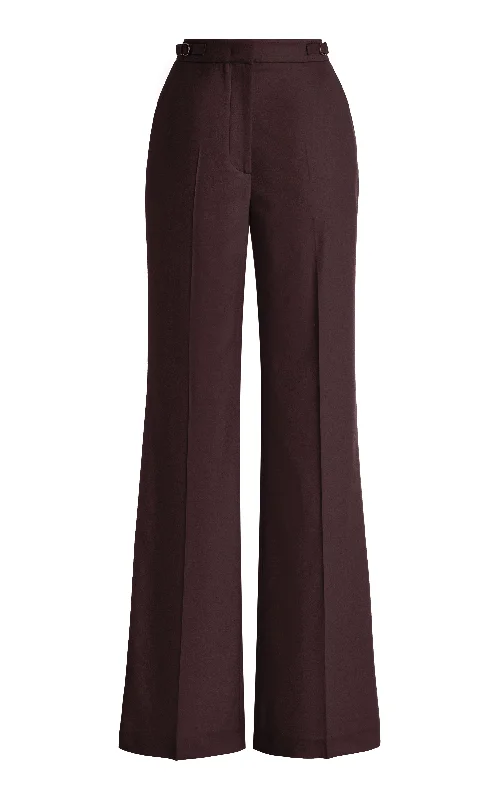 Vesta Pant in Chocolate Superfine Wool