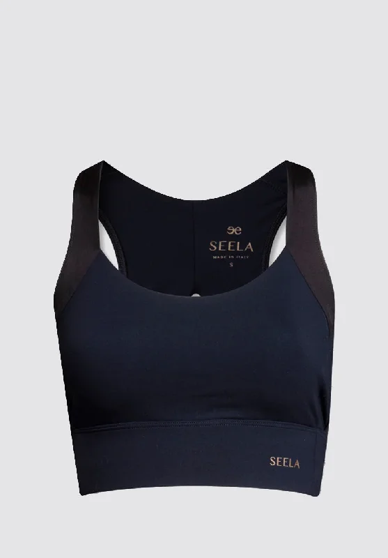 Geneva Crop Top | Blue