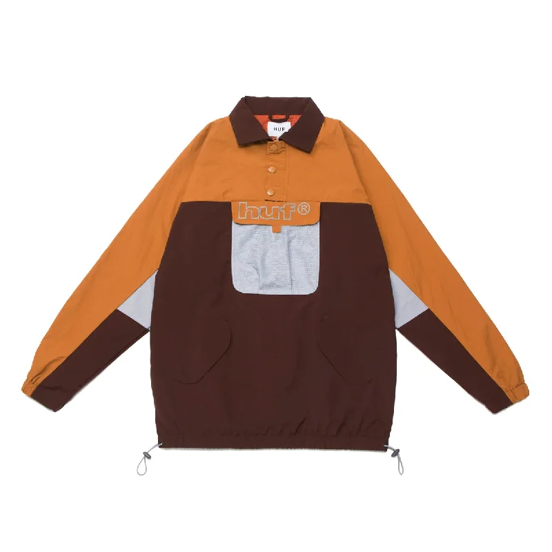 Huf Women Blocked Windbreaker Burnt Orange