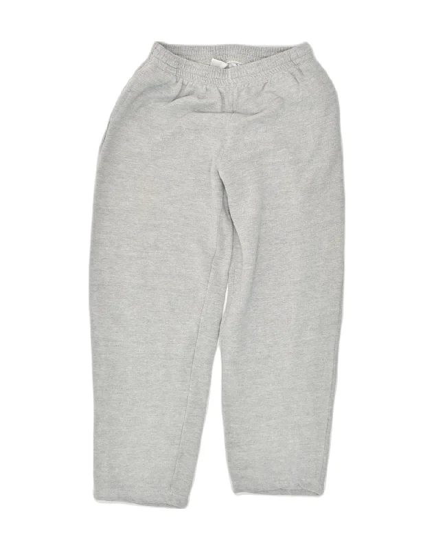 KAPPA Womens Tracksuit Trousers UK 14 Large Grey Cotton