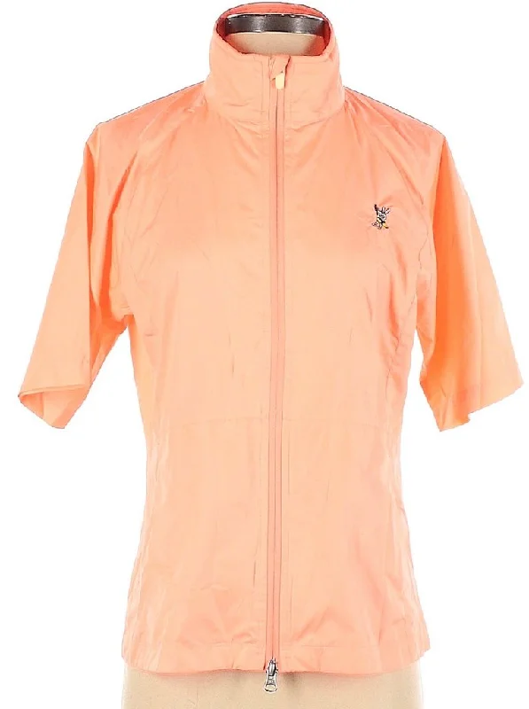 Zero Restriction Coral Short Sleeve Wind Vest with Winged Foot Logo Size S MSP$125