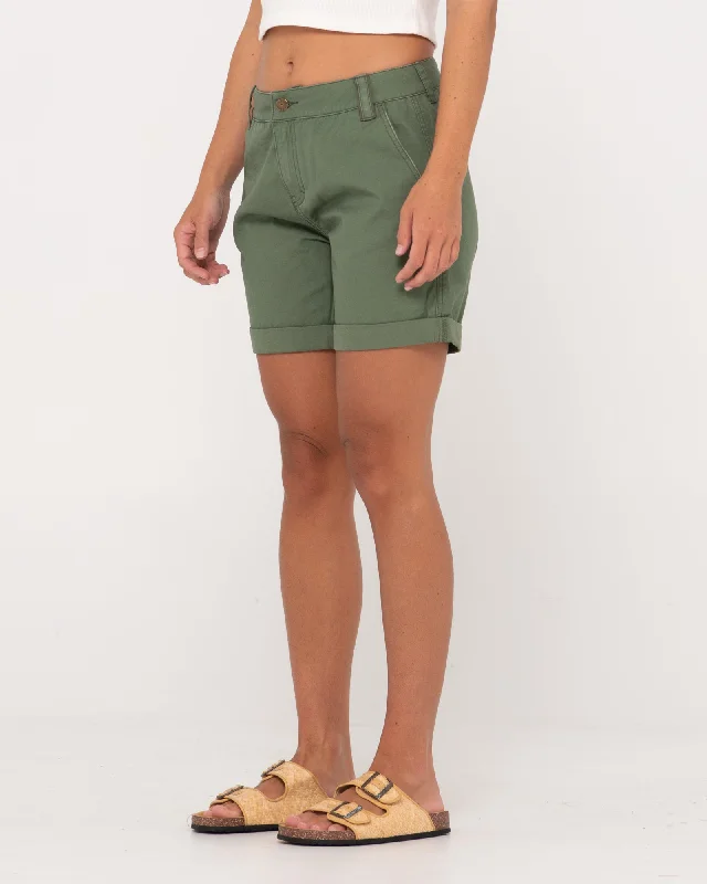 Cadet Low Rise Canvas Short