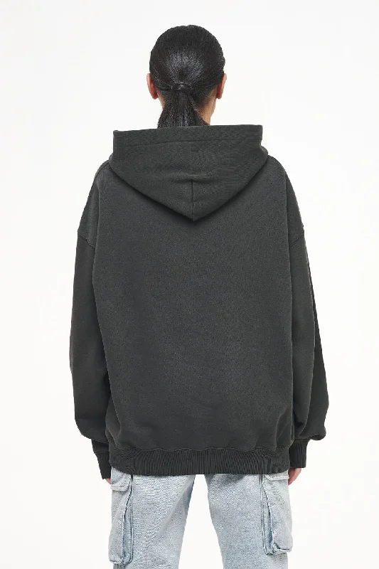 Palm Oversized Hoodie Vintage Washed Iron Grey