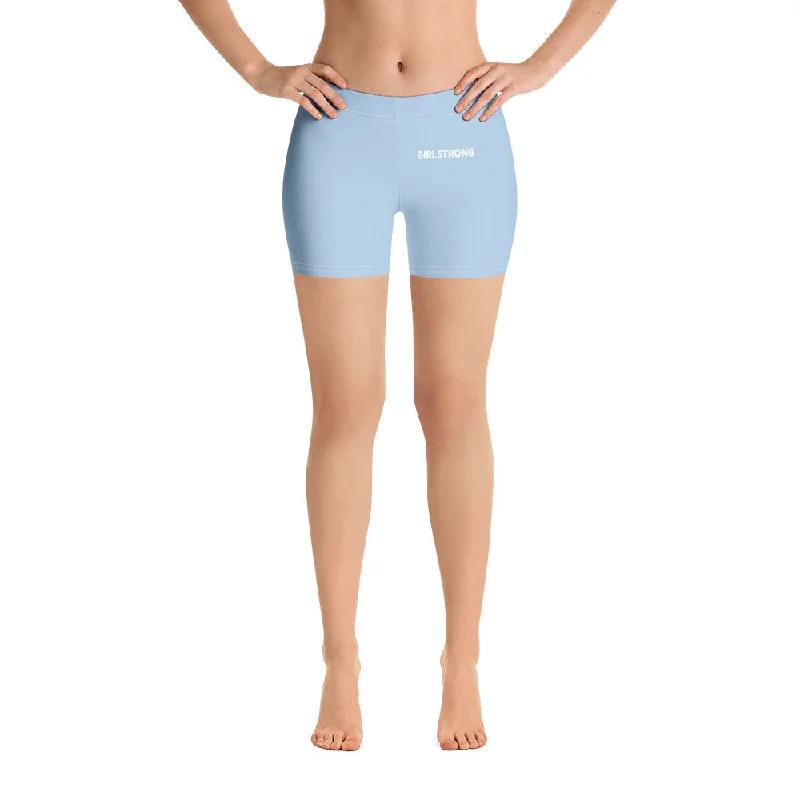 ELEVATED ESSENTIALS, THE PERFECT SPORT SHORTS LIGHT BLUE