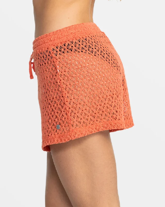 Roxy Sunset Riders Shorts-Apricot Brandy