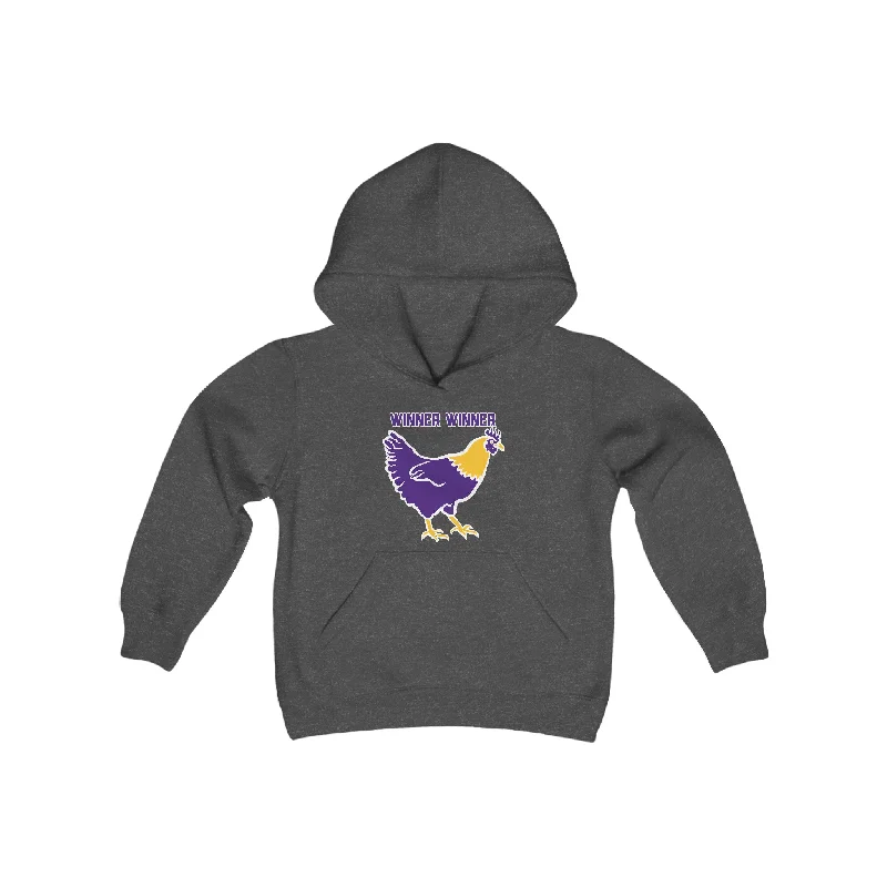 Youth Heavy Blend Hoodie - Winner Winner Chicken Dinner