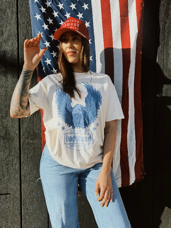 ""AMERICAN STREETWEAR"" TEE in BONE