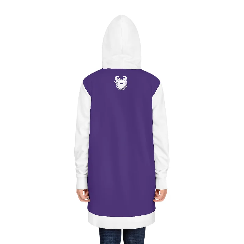 Hoodie Dress - Purple/White - & BEER