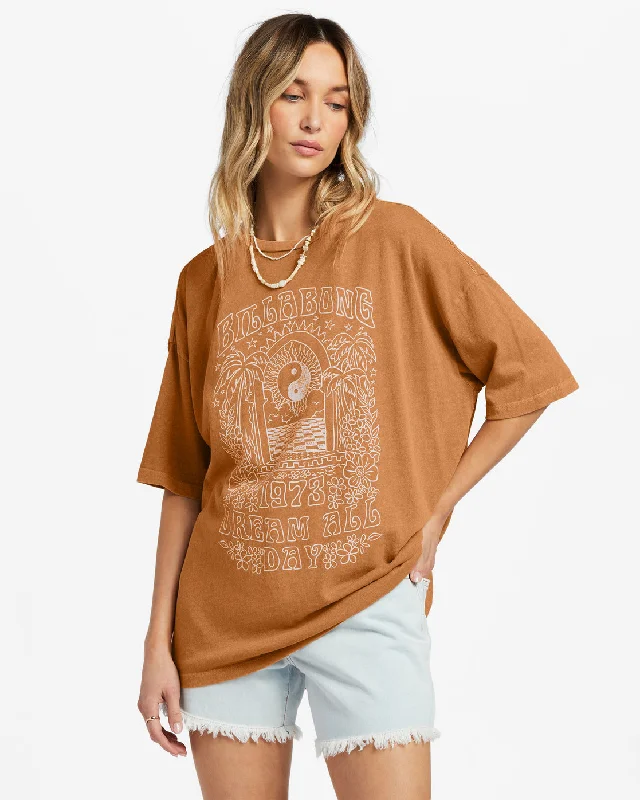 Shine For You Oversized T-Shirt - Summer Spice