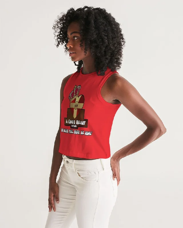 AKH Red Women's Cropped Tank