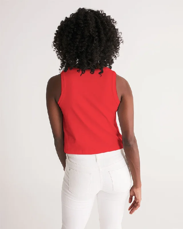 AKH Red Women's Cropped Tank