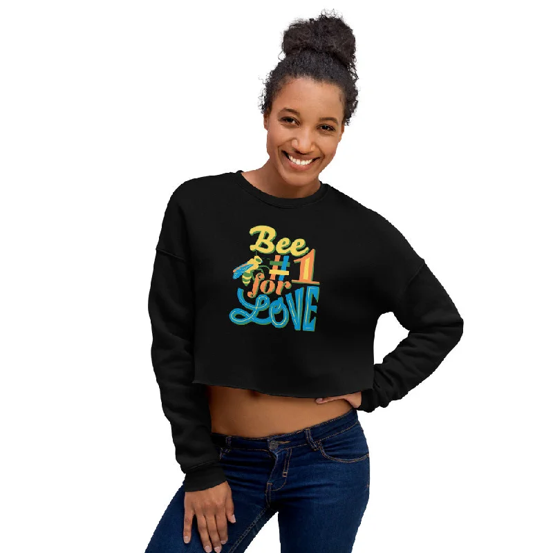 Crop Sweatshirt, Bee #1