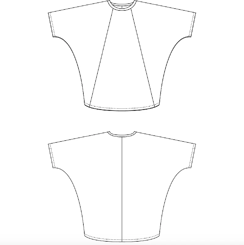 PDF Pattern - Tulia Tee unisex | Sewing Patterns by Masin