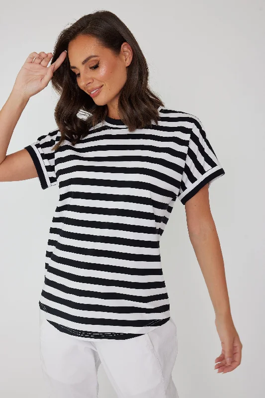 SANFORD Black & White Stripe