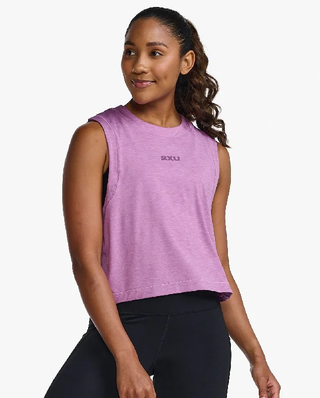 Womens Motion Crop Tank