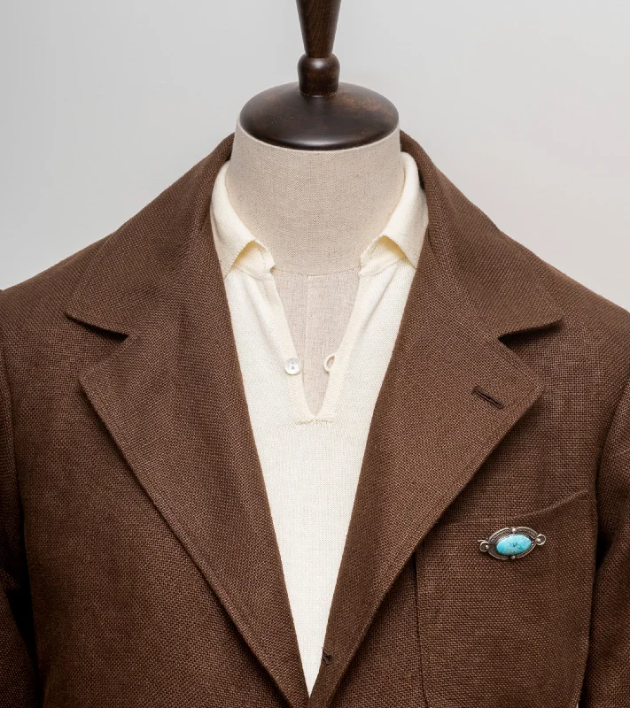 Bryceland's Easy Jacket Brown Linen