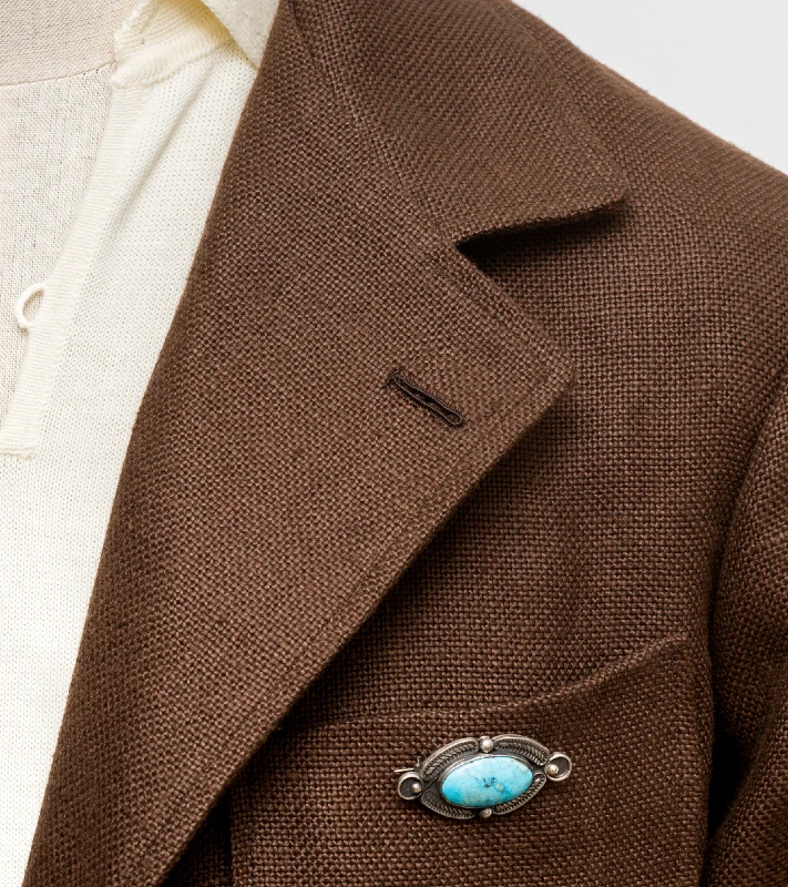 Bryceland's Easy Jacket Brown Linen