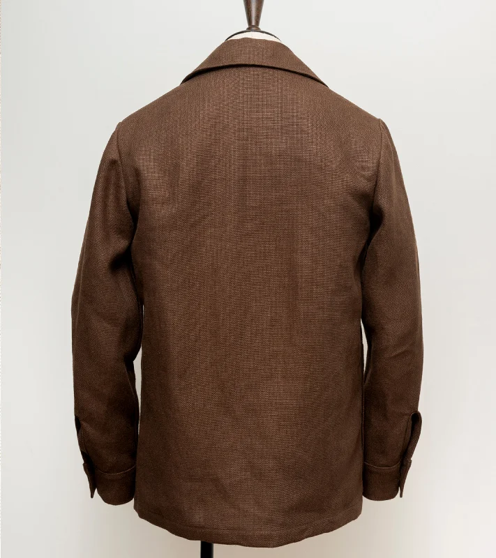 Bryceland's Easy Jacket Brown Linen