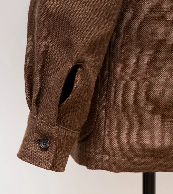 Bryceland's Easy Jacket Brown Linen