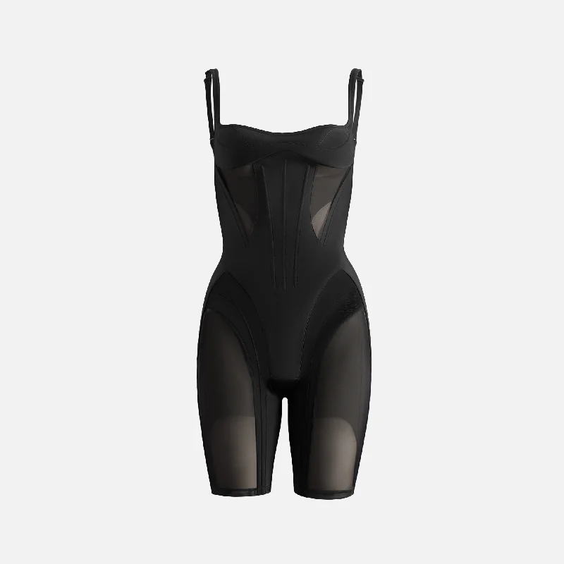 Mugler Corset Bodysuit - Black