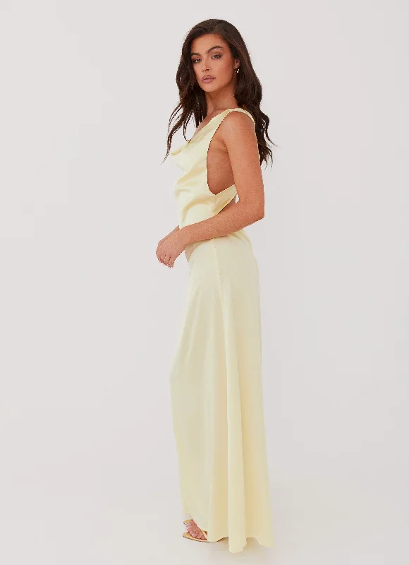 Musa Maxi Dress - Lemon