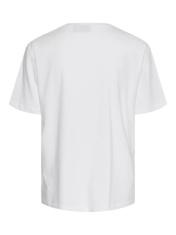 PCMINNE T-Shirt - Bright White