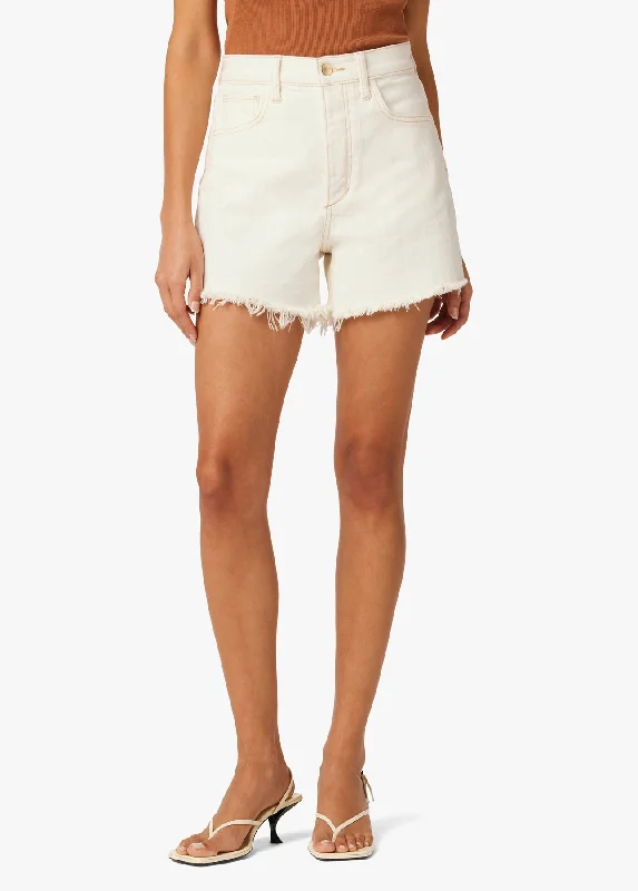 Joe's Jeans Alex High Rise Vintage Stretch Short in Milk