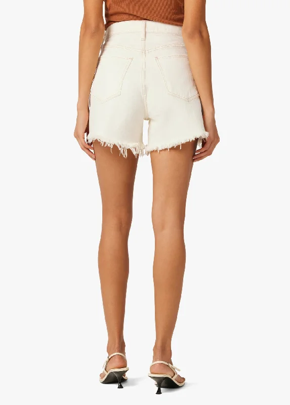 Joe's Jeans Alex High Rise Vintage Stretch Short in Milk