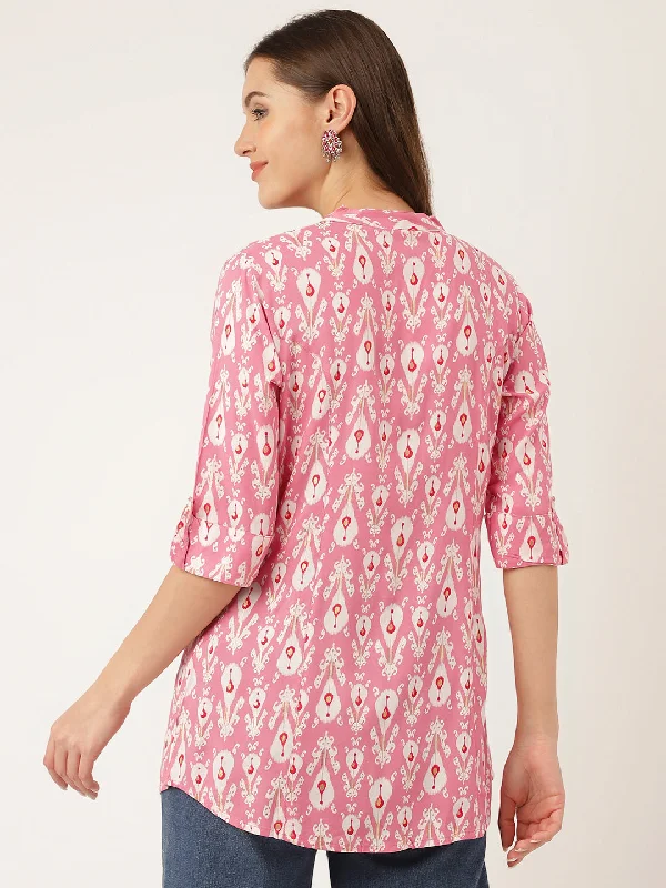 S / Pink / Viscose Rayon