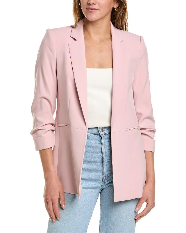 Elie Tahari Scrunch Sleeve Blazer