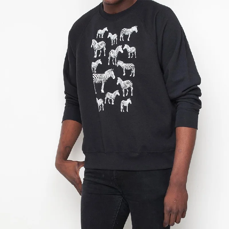 H&L - Zebra - Mens Sweat - Black