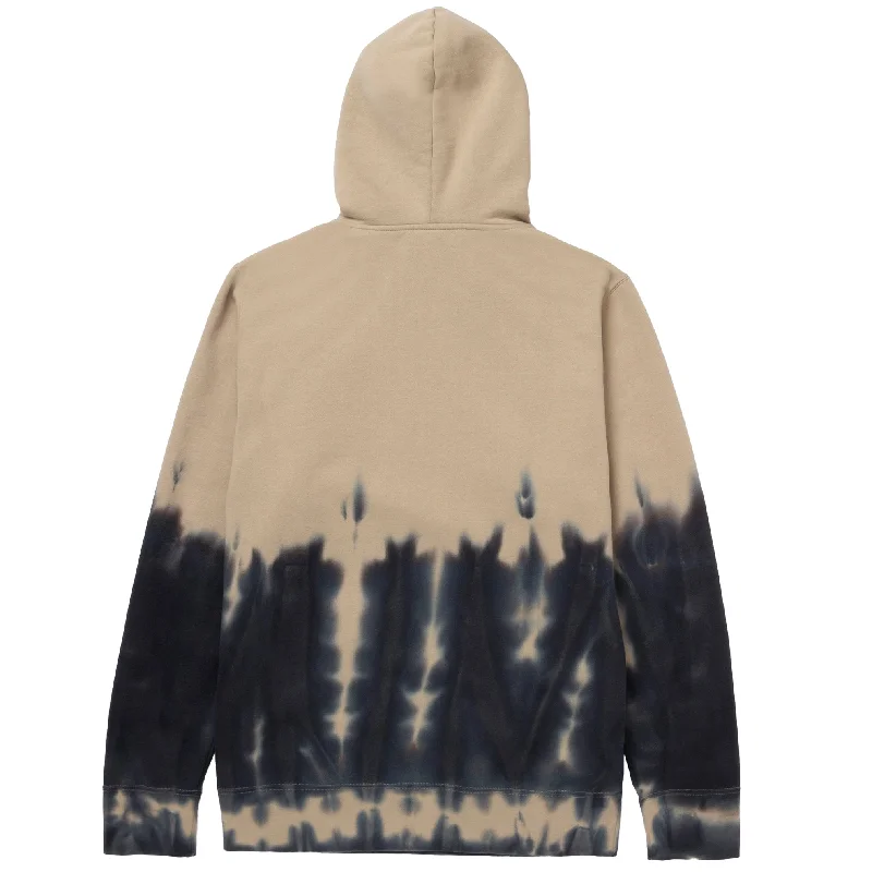 HUF HARTFORD TIEDYE P/O HOODIE // TAN