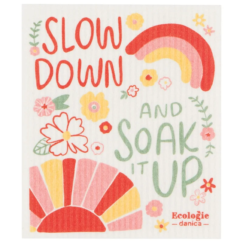 Slow Down Swedish Dishcloth